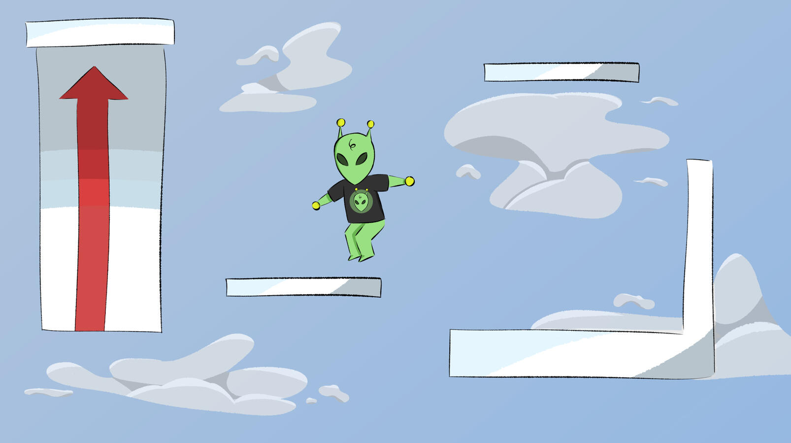 Alien Raising Game Parkour